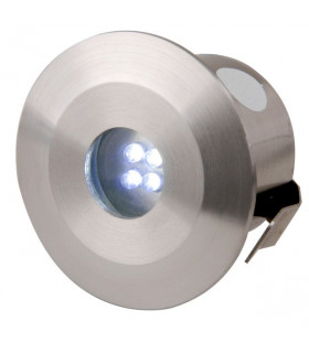 Stainless Steel LED Kit 4 x 0.5W Blue LEDs, IP44