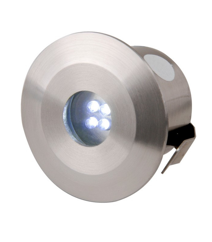 Stainless Steel LED Kit 4 x 0.5W Blue LEDs, IP44