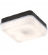 Bulkhead comes with Opal Diffuser and Black Base, IP65 28W Square