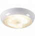 Bulkhead with Prismatic Diffuser and White Base, IP44 28W