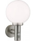 Stainless Steel Wall Globe with PIR Sensor, IP44 230V E27 60W
