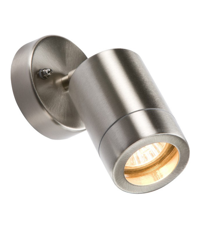 Lightweight Stainless Steel Adjustable Wall Light, 230V IP65 GU10 35W