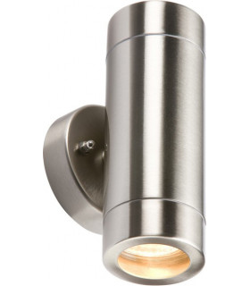 Lightweight Stainless Steel Up & Down Light GU10, 230V IP65