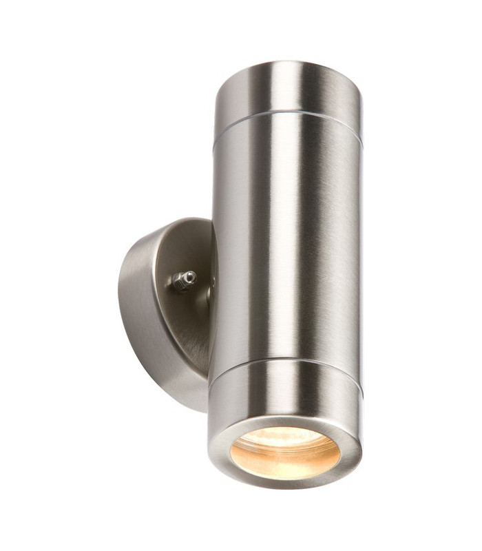 Lightweight Stainless Steel Up & Down Light GU10, 230V IP65