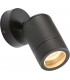 Adjustable Aluminium Powder-Coated Black Wall Light, 230V IP65 GU10 35W