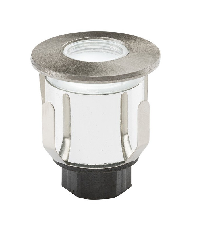 LED White Mini Ground Light comes with Three Interchangeable Heads, 230V IP65 0.6W