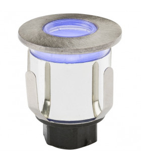 LED Blue Mini Ground Light comes with Three Interchangeable Heads, 230V IP65 0.6W
