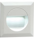 IP54 Recessed Square Indoor/Outdoor LED Guide/Stair/Wall Light White LED, 230V