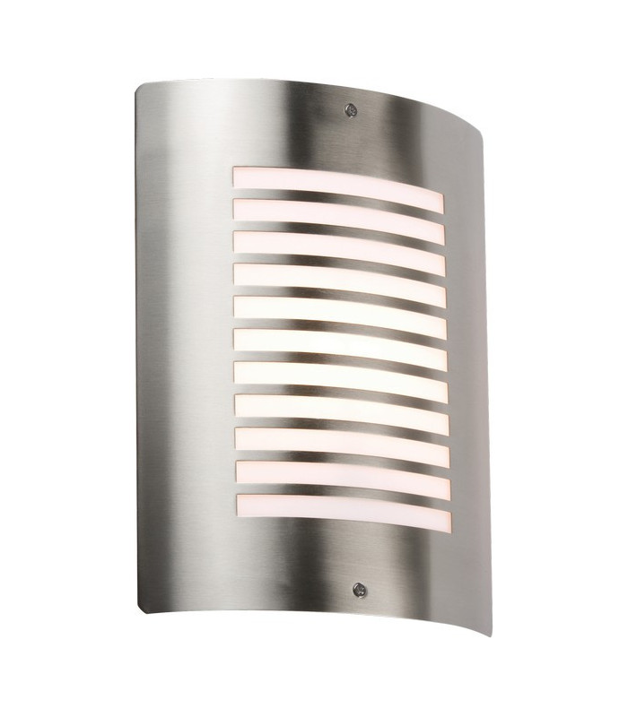 Stainless Steel Outdoor Wall Fixture, 230V IP44 E27 40W