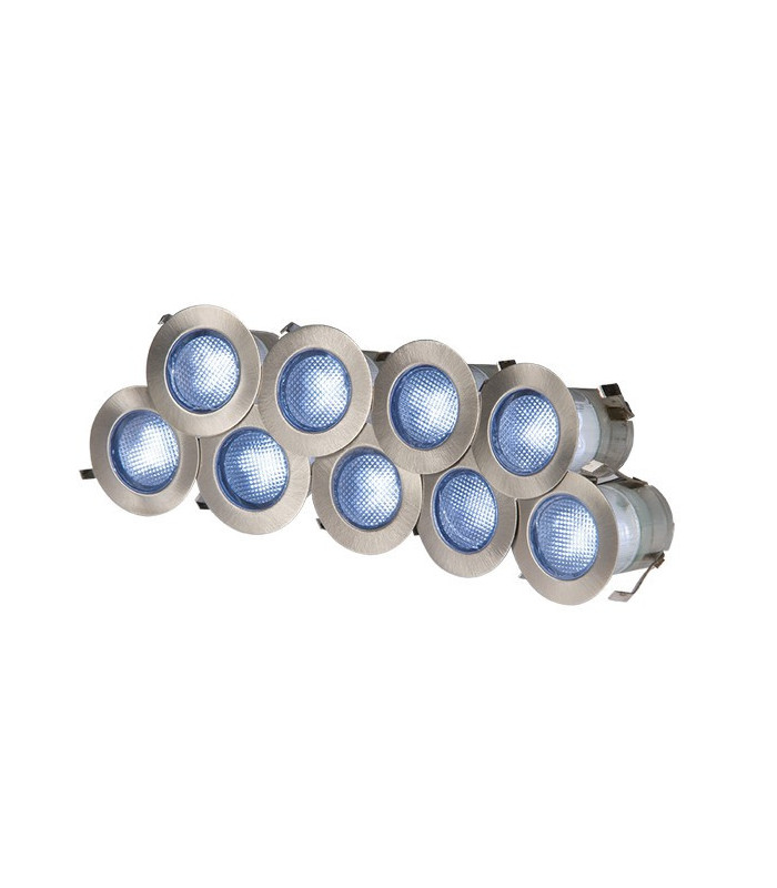 Blue LED Kit, IP65 230V 10x 0.2w