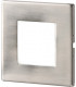 Stainless Steel Recessed LED Wall Light Single White