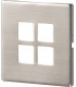 Stainless Steel Recessed LED Wall Light Single White (1 x 1W LED)