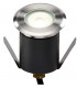 4000K High Output LED White Mini Ground Light comes with cable. Non-Dimmable, 230V IP65 1.5W