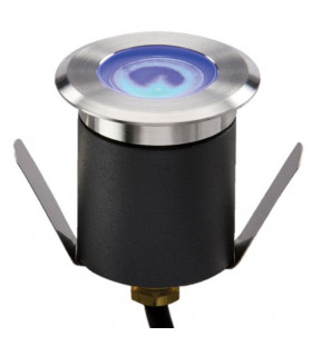 High Output LED Blue Mini Ground Light comes with cable. Non-Dimmable, 230V IP65 1.5W