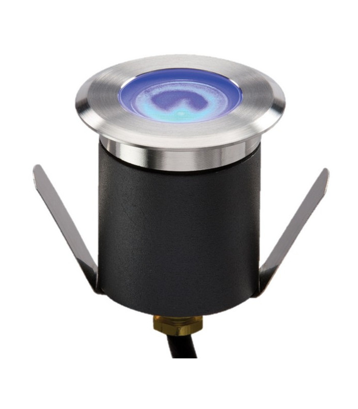 High Output LED Blue Mini Ground Light comes with cable. Non-Dimmable, 230V IP65 1.5W