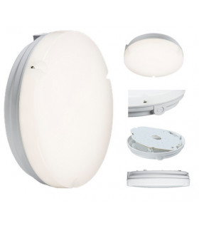 LED Bulkhead with Sensor 4000K, 230V IP65 14W
