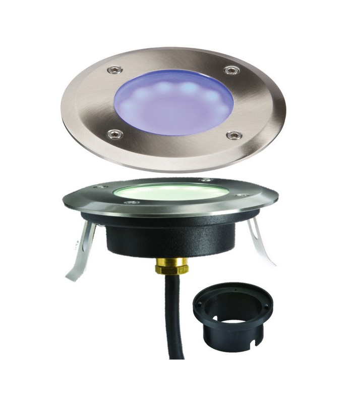 Blue LED Ground / Deck Light, 230V IP65 1.7W