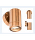 Fixed Wall Light - Copper Colour, 230V IP65 GU10 35W