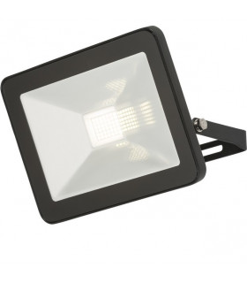 LED Black Die-Cast Aluminium Floodlight 4000K, 230V IP65 30W