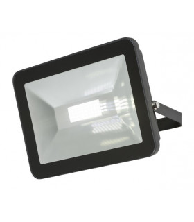 LED Black Die-Cast Aluminium Floodlight 4000K, 230V IP65 80W