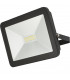 LED Black Die-Cast Aluminium Floodlight 4000K, 230V IP65 100W