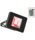 RGB LED Black Die-Cast Aluminium Floodlight, 230V IP65 50W
