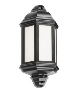 LED Half Wall Lantern with PIR, 230V, IP54