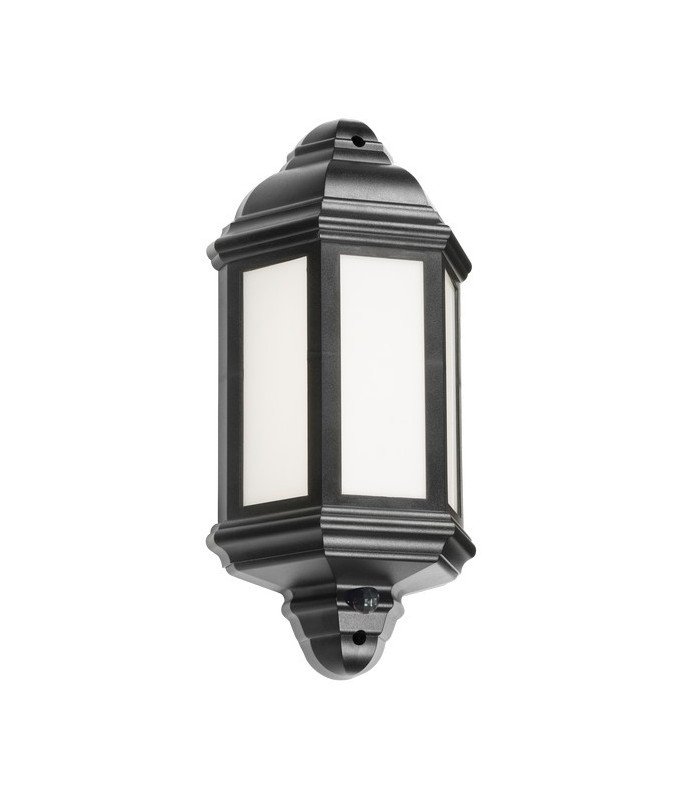 LED Half Wall Lantern with PIR, 230V, IP54