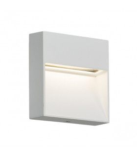 LED Square Wall /Guide light - White, 230V IP44 2W