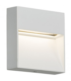LED Square Wall /Guide light - White, 230V IP44 4W
