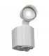 LED Single Spot White Security Light with PIR, 230V IP44 8W