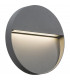 LED Round Wall/Guide light - Grey, 230V IP44 4W