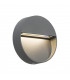 LED Round Wall/Guide Light - Grey, 230V IP44 2W