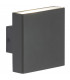 Up/Down LED Wall Light - Anthracite, 230V IP54 2x4W
