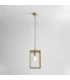 Outdoor Pendant Natural Brass IP44, E27