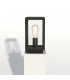 Outdoor Pedestal Lamp Textured Black IP44, E27
