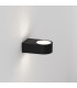 High Power LED Bathroom Wall Lamp Matt Black IP44