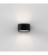 High Power LED Bathroom Wall Lamp Matt Black IP44