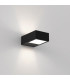 High Power LED Bathroom Wall Lamp Matt Black IP44