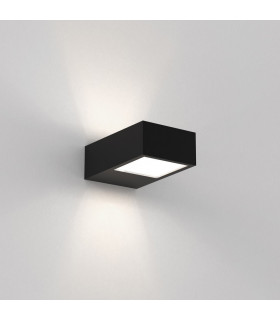 High Power LED Bathroom Wall Lamp Matt Black IP44