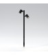 AC Integrated LED Module Outdoor Spotlight Textured Black IP66