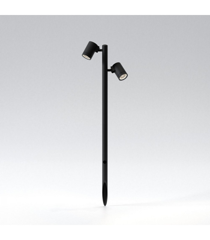 AC Integrated LED Module Outdoor Spotlight Textured Black IP66