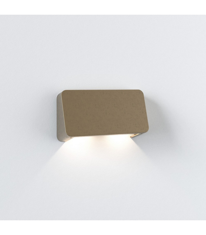 COB Integrated LED Coastal Wall Lamp Coastal Brass IP65