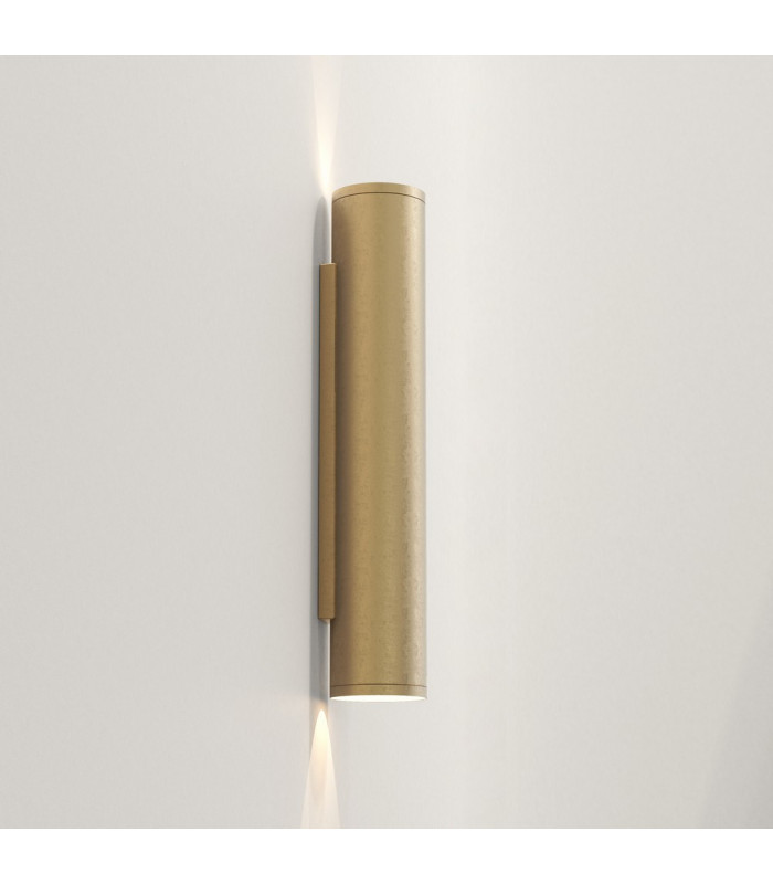 Coastal 2 Light Wall Lamp Coastal Brass IP44, GU10