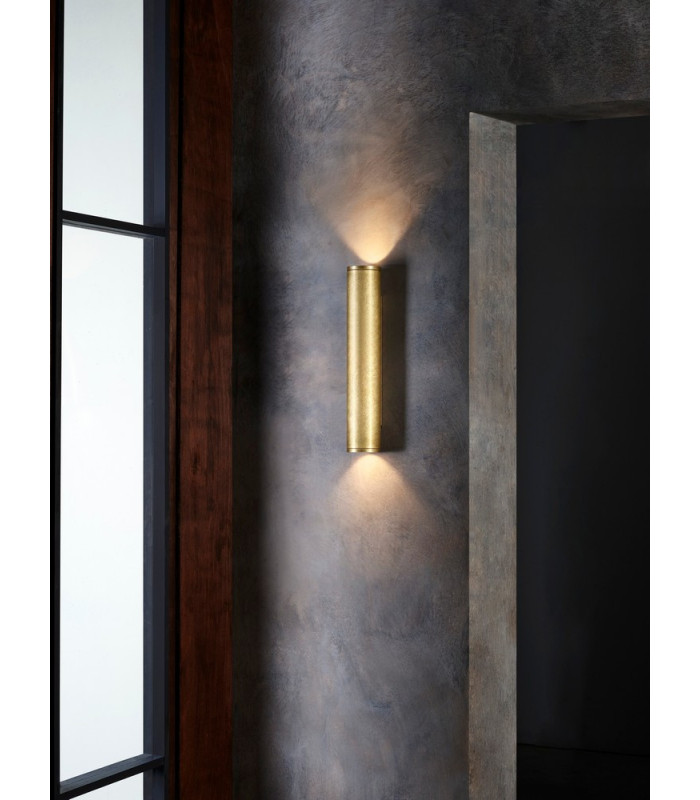 Coastal 2 Light Wall Lamp Coastal Brass IP44, GU10