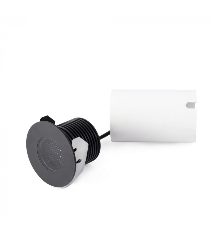 Outdoor Recessed Downlight Ceiling Light Black, LED, IP67