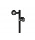Integrated LED Bollards Outdoor Ground Light Black, 2700K