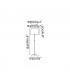 Integrated LED Bollards Outdoor Ground Light Grey, 3000K, IP65