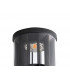 Integrated LED Pedestal Light Outdoor Ground Light Grey, 2700K, IP65