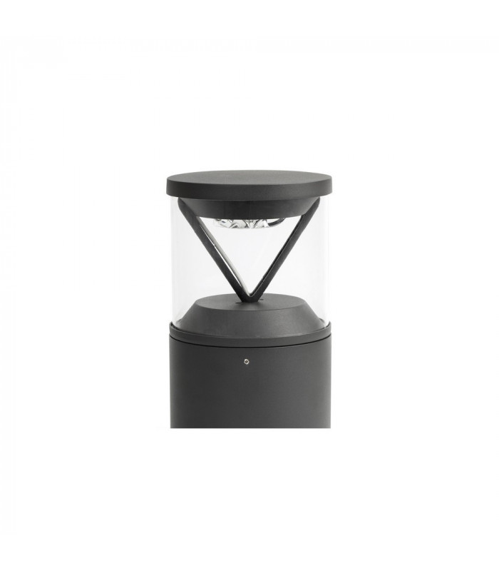 Integrated LED Pedestal Light Outdoor Ground Light Grey, 3000K, IP65